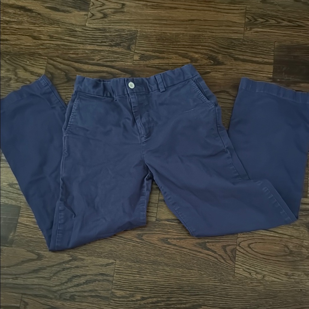 Vineyard Vines boys pants size 14 dark blue chinos. School uniform